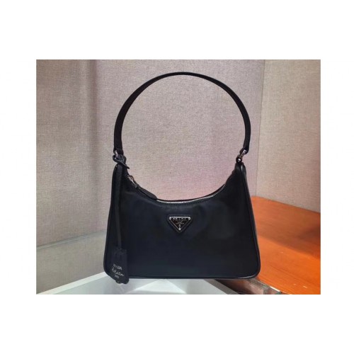 Prada 1N2416 Re-Edition 2005 nylon and Saffiano leather mini-bags Black Re-Nylon Prada 1N2416 Re-Edition 2005 nylon and Saffiano leather mini-bags Black Re-Nylon