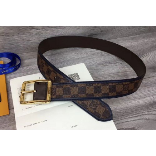 Louis Vuitton M0038U Reverso 40mm Reversible Belt Damier Ebene Canvas Louis Vuitton M0038U Reverso 40mm Reversible Belt Damier Ebene Canvas