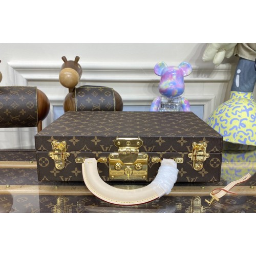 Louis Vuitton M20076 Jewelry vanity in Monogram Canvas With Red