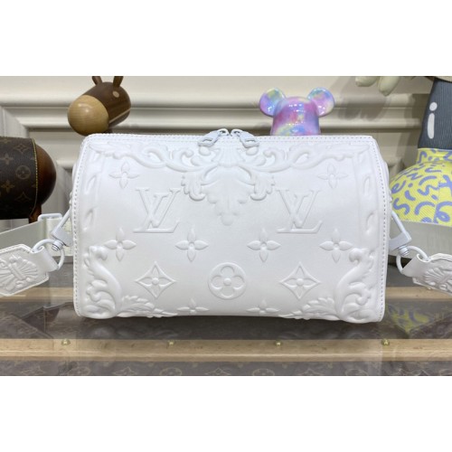 Louis Vuitton M21835 City Keepall bag in White Calf leather Louis Vuitton M21835 City Keepall bag in White Calf leather