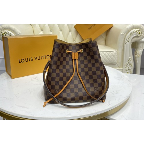 Louis Vuitton N40213 NeoNoe bucket bag in Damier Ebene coated canvas Louis Vuitton N40213 NeoNoe bucket bag in Damier Ebene coated canvas