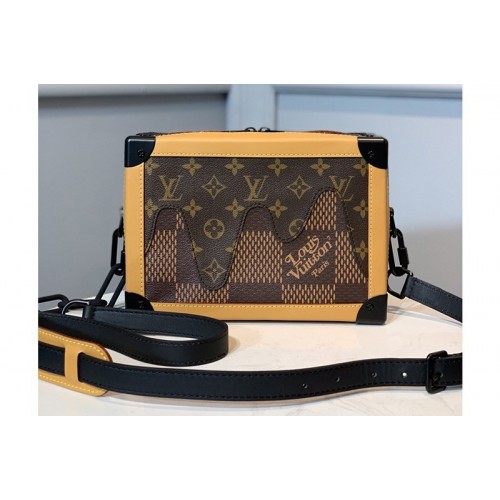 Louis Vuitton M40381 Soft Trunk Messenger bag in Damier Ebene Canvas and Monogram Canvas Louis Vuitton M40381 Soft Trunk Messenger bag in Damier Ebene Canvas and Monogram Canvas