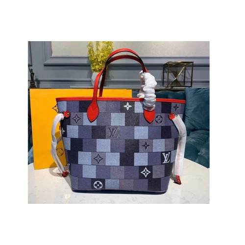Louis Vuitton M41177 Neverfull MM tote Bags Damier Ebene Canvas Louis Vuitton M41177 Neverfull MM tote Bags Damier Ebene Canvas