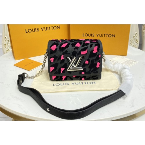Louis Vuitton M58569 Twist PM handbag in Printed & 038  tufted Taurillon leather