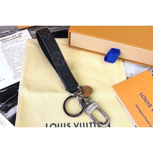 Louis Vuitton M61950 Monogram Eclipse Dragonne Bag Charm Key Holder