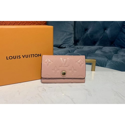 Louis Vuitton M63708 6-Key Holder Pink Monogram Empreinte leather