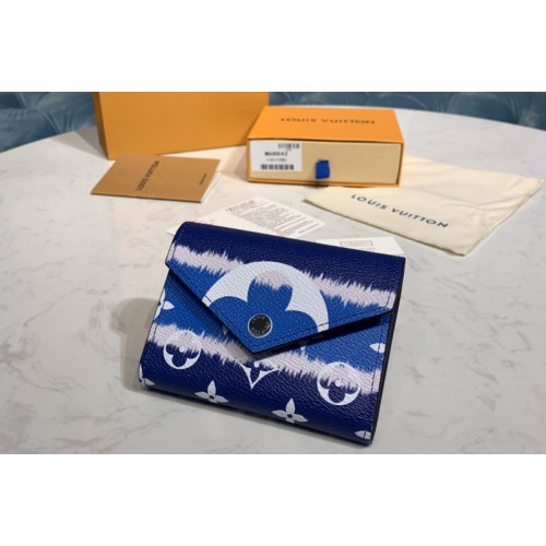 Louis Vuitton M69112 Escale Victorine wallet in Blue Monogram Canvas
