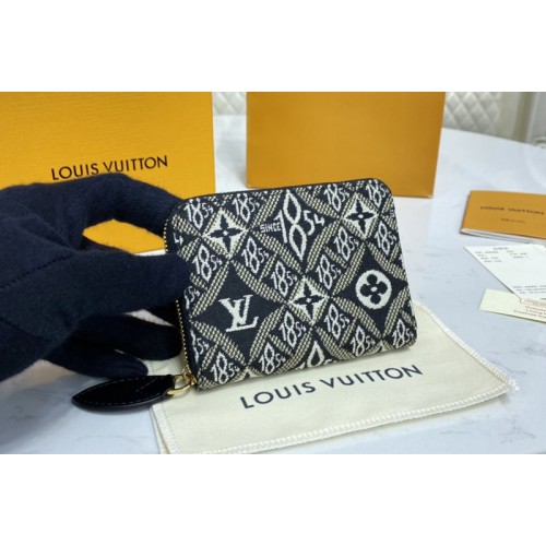 Louis Vuitton M69997 Since 1854 Zippy Coin Purse in Gray Jacquard Since 1854 textile