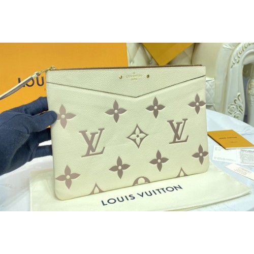 Louis Vuitton M80174 Daily Pouch in Bicolor Monogram Empreinte Leather