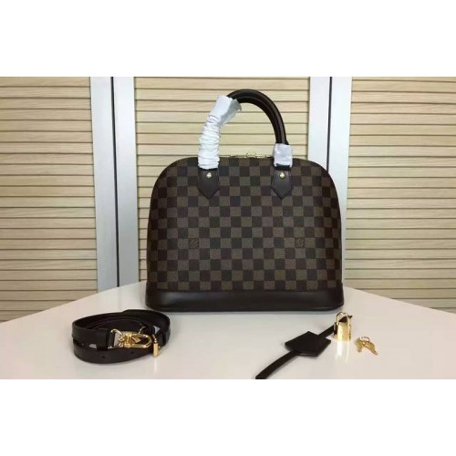 Louis Vuitton N53151 Alma Bags in Damier Ebene Canvas Louis Vuitton N53151 Alma Bags in Damier Ebene Canvas