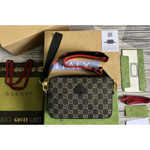 Gucci Ophidia Denim Bag in Black Denim