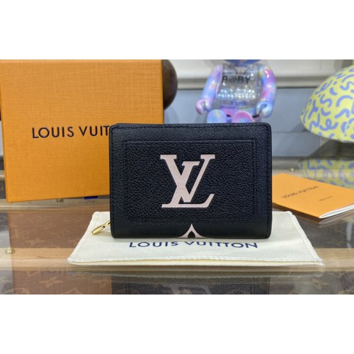 Louis Vuitton M82370 Clea wallet in Black Monogram Empreinte leather